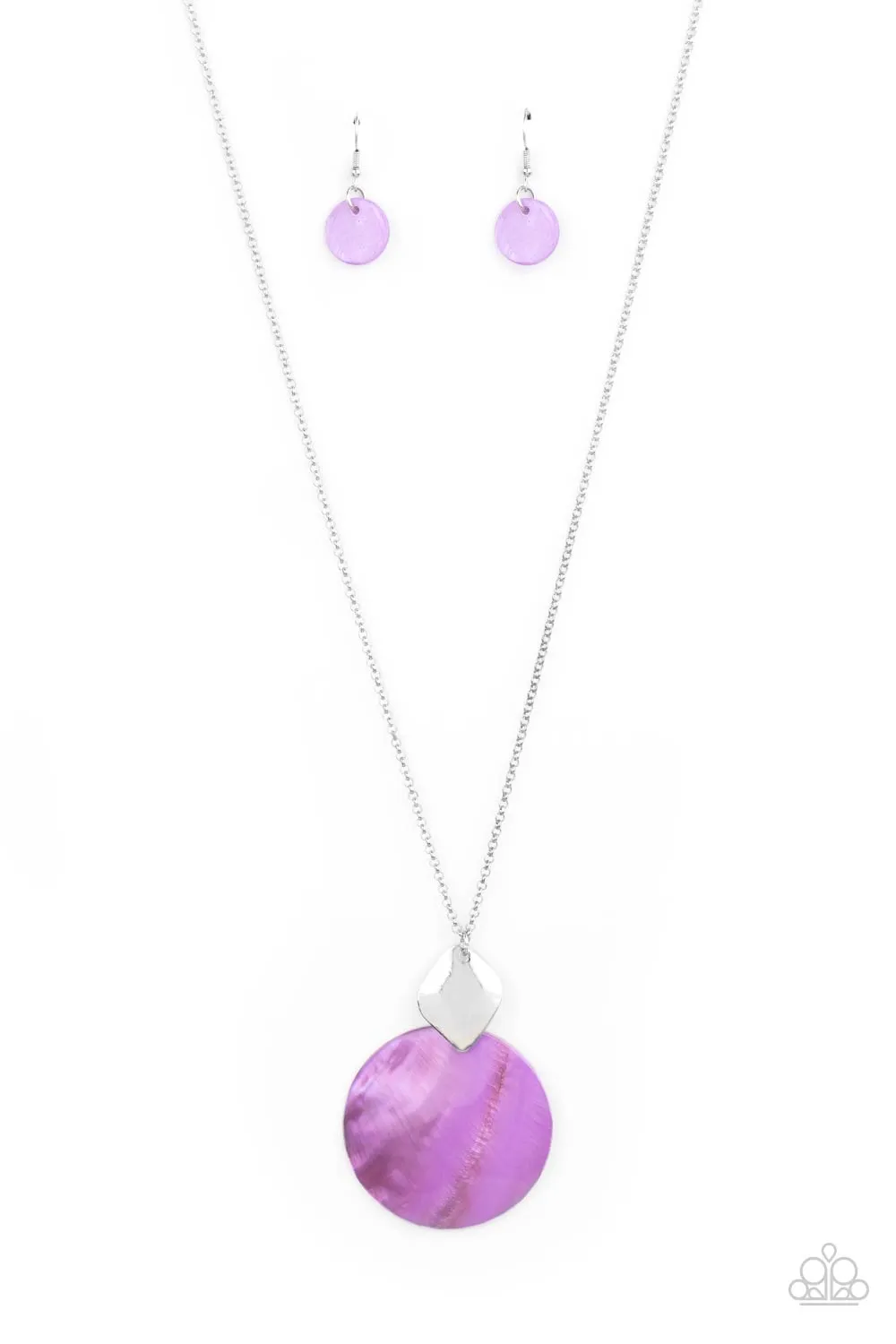 Paparazzi Necklace ~ Tidal Tease - Purple