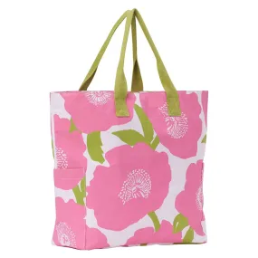 Poppies Pink Carryall