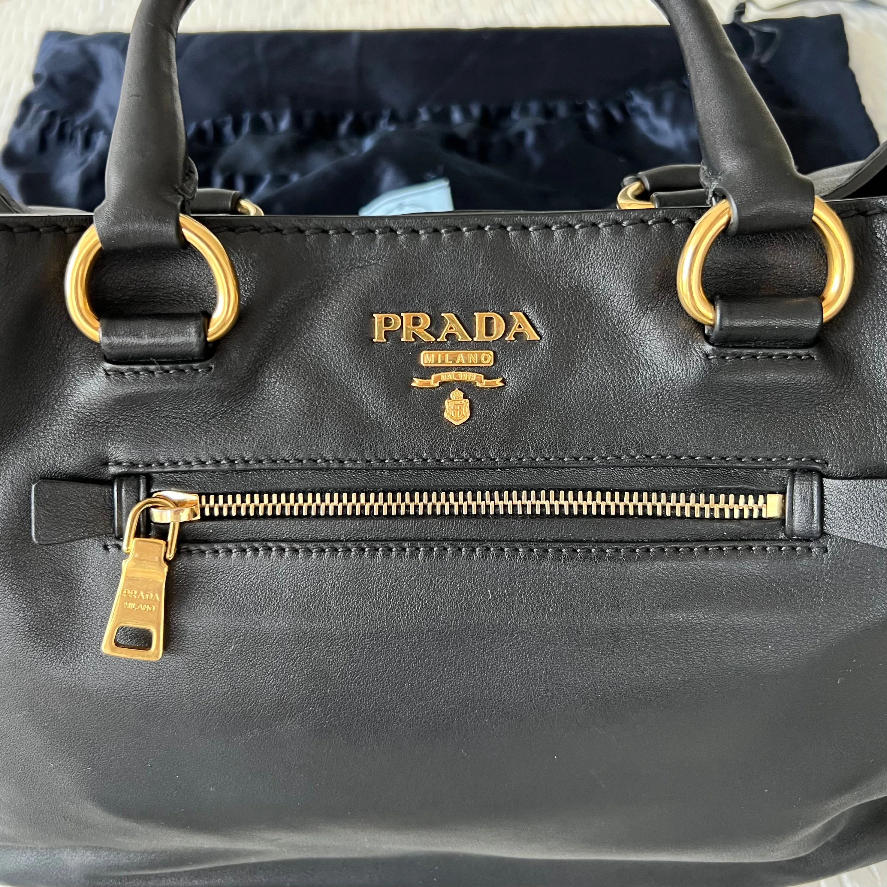 Prada Calfskin Tote Bag