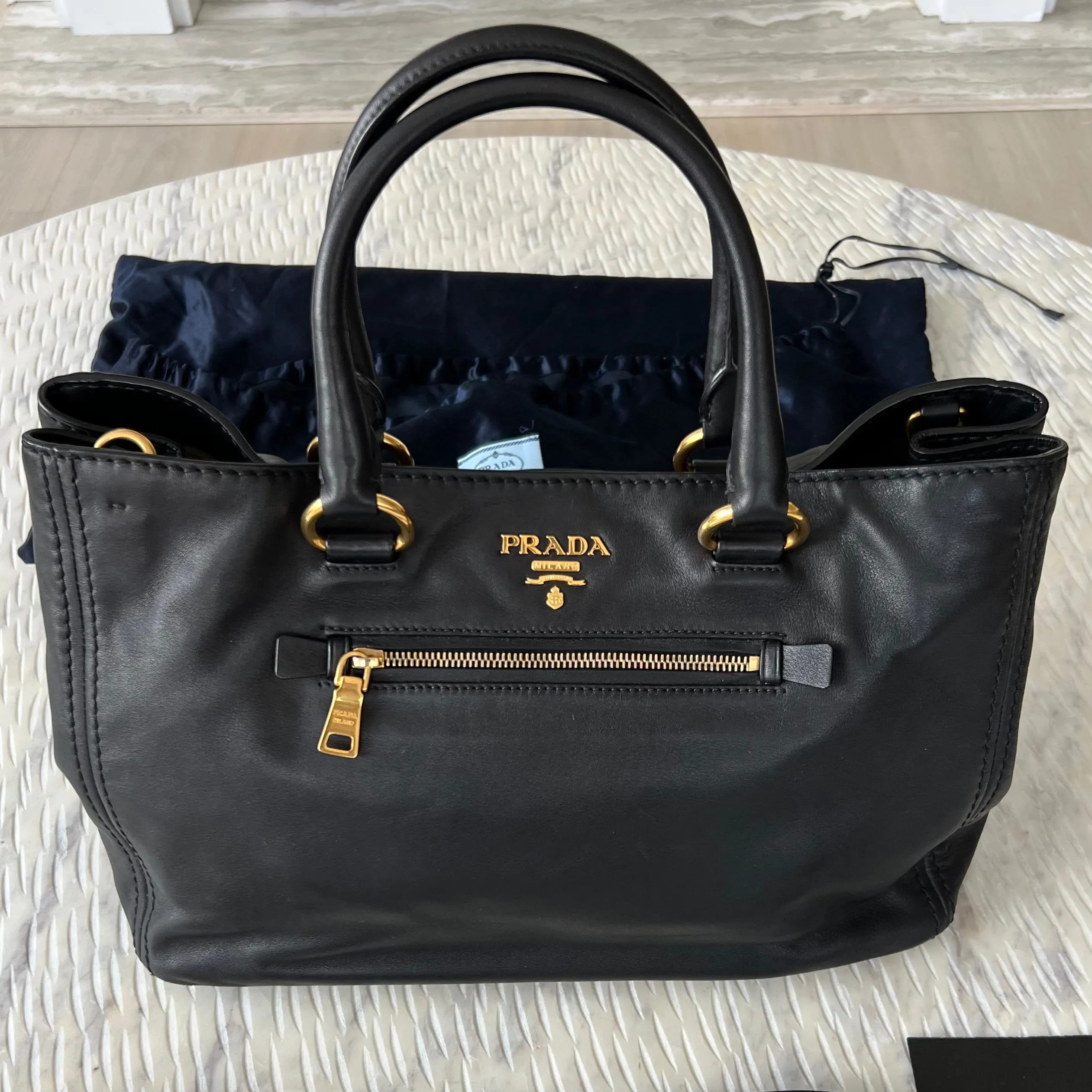 Prada Calfskin Tote Bag