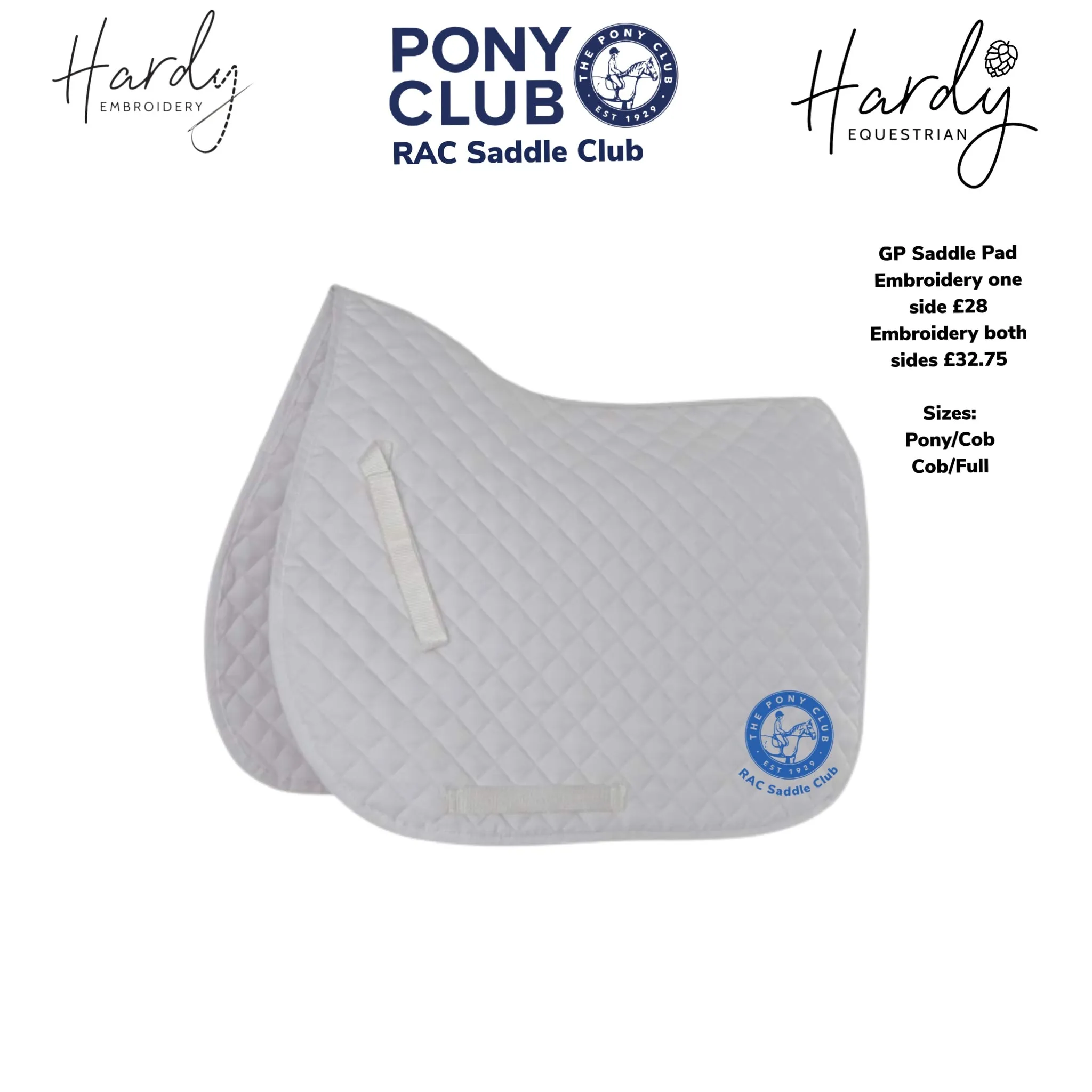 RAC Saddle Club GP Saddle Pad