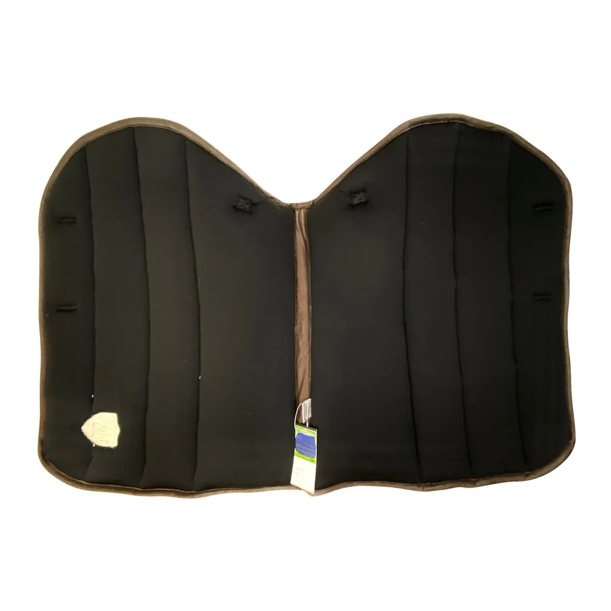 Rambo Saddle Pad With Vari-Layer in Brown - Pony/Cob