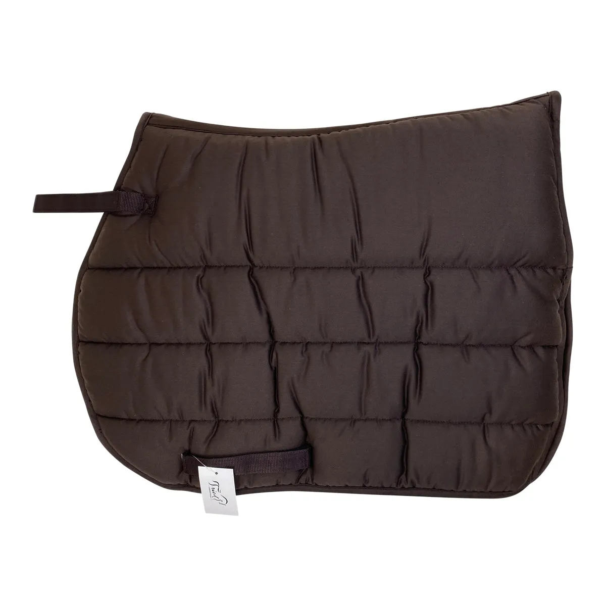 Rambo Saddle Pad With Vari-Layer in Brown - Pony/Cob