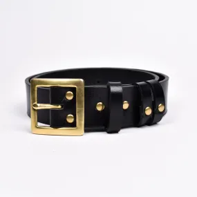 Rebecca Turbow Leather Belt • Noir