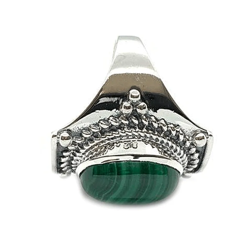 Saddle Malachite Bohemian Ring