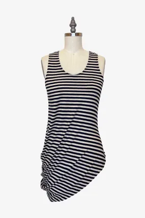 SALE Curve Tank | Navy Sailor Stripe