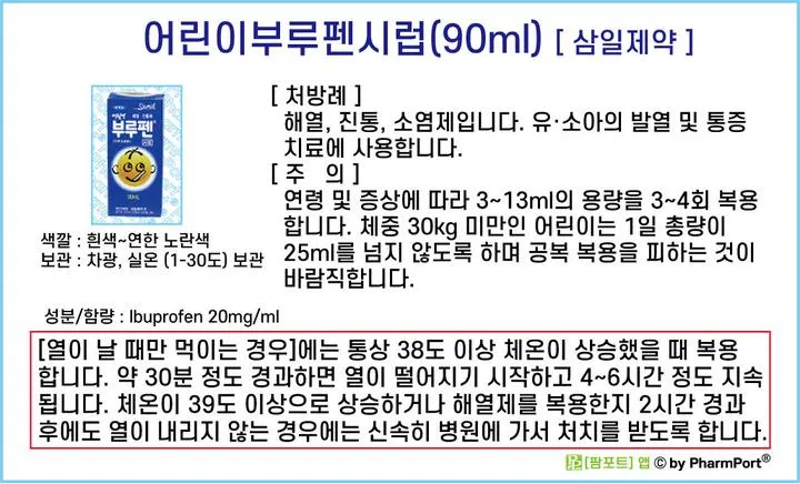 Sure, here is an optimized product title with modifiers:

Samil Brufen 90ml Syrup - Pain Relief & Fever Reducer for Kids, Children, and Adults - Cold & Health Support Supplement