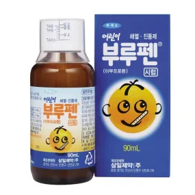 Sure, here is an optimized product title with modifiers:

Samil Brufen 90ml Syrup - Pain Relief & Fever Reducer for Kids, Children, and Adults - Cold & Health Support Supplement