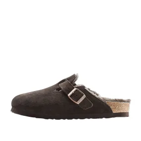 Sandali Birkenstock Boston Shearling Marrone Mocha