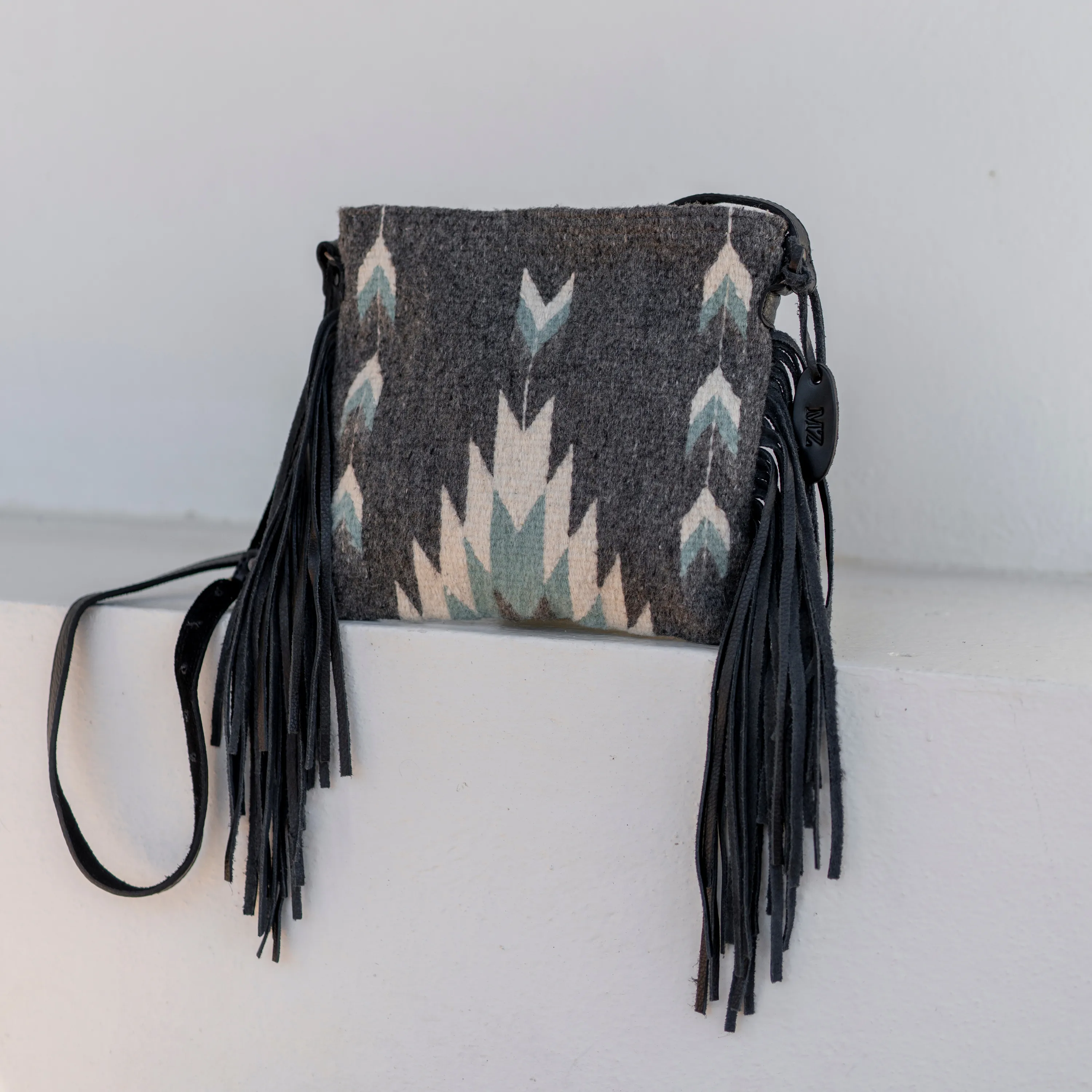 Smoky Quartz Fringe Bag