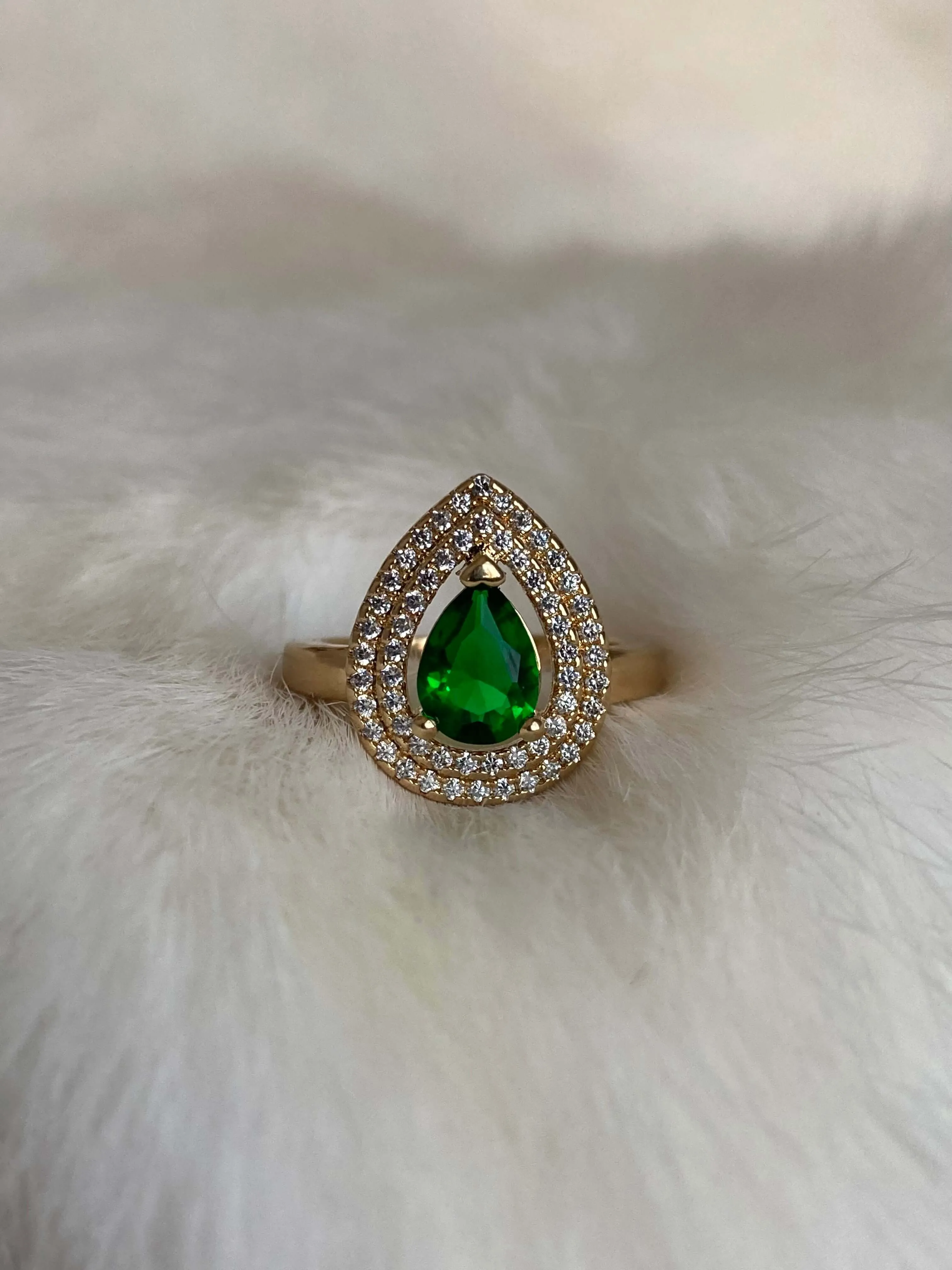 The Verdi Emerald Ring