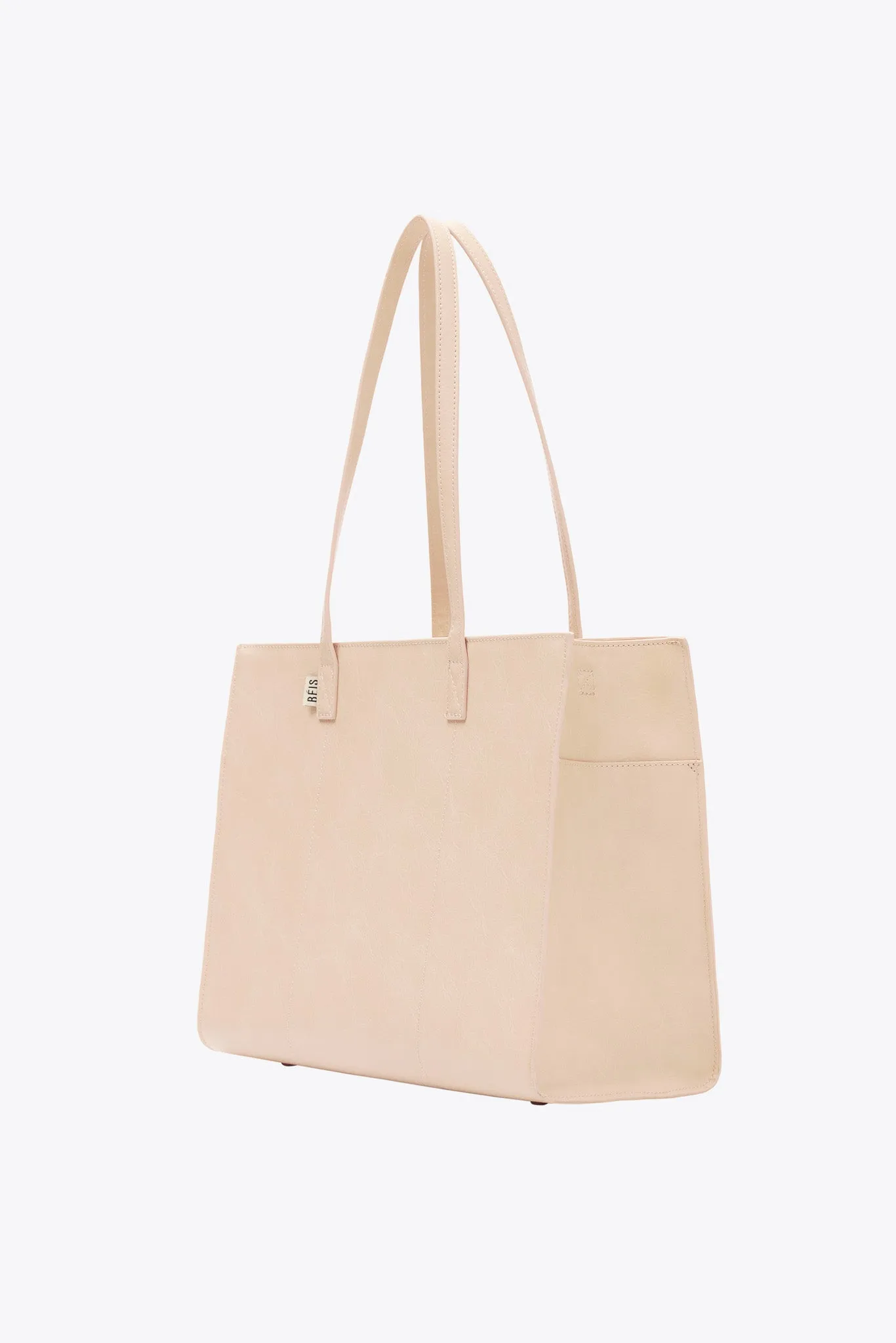 The Work Tote in Beige