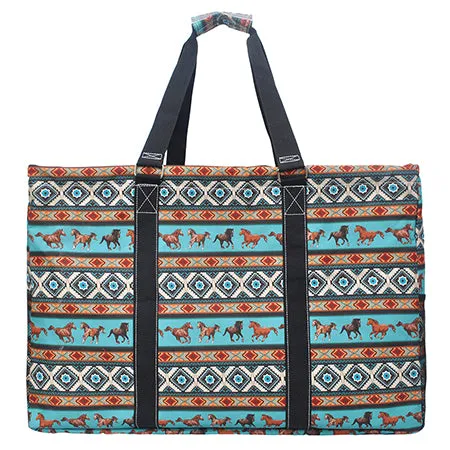 Western Bronco NGIL MEGA Shopping Utility Tote Bag