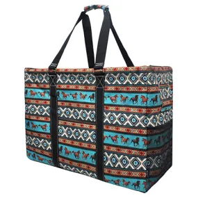 Western Bronco NGIL MEGA Shopping Utility Tote Bag