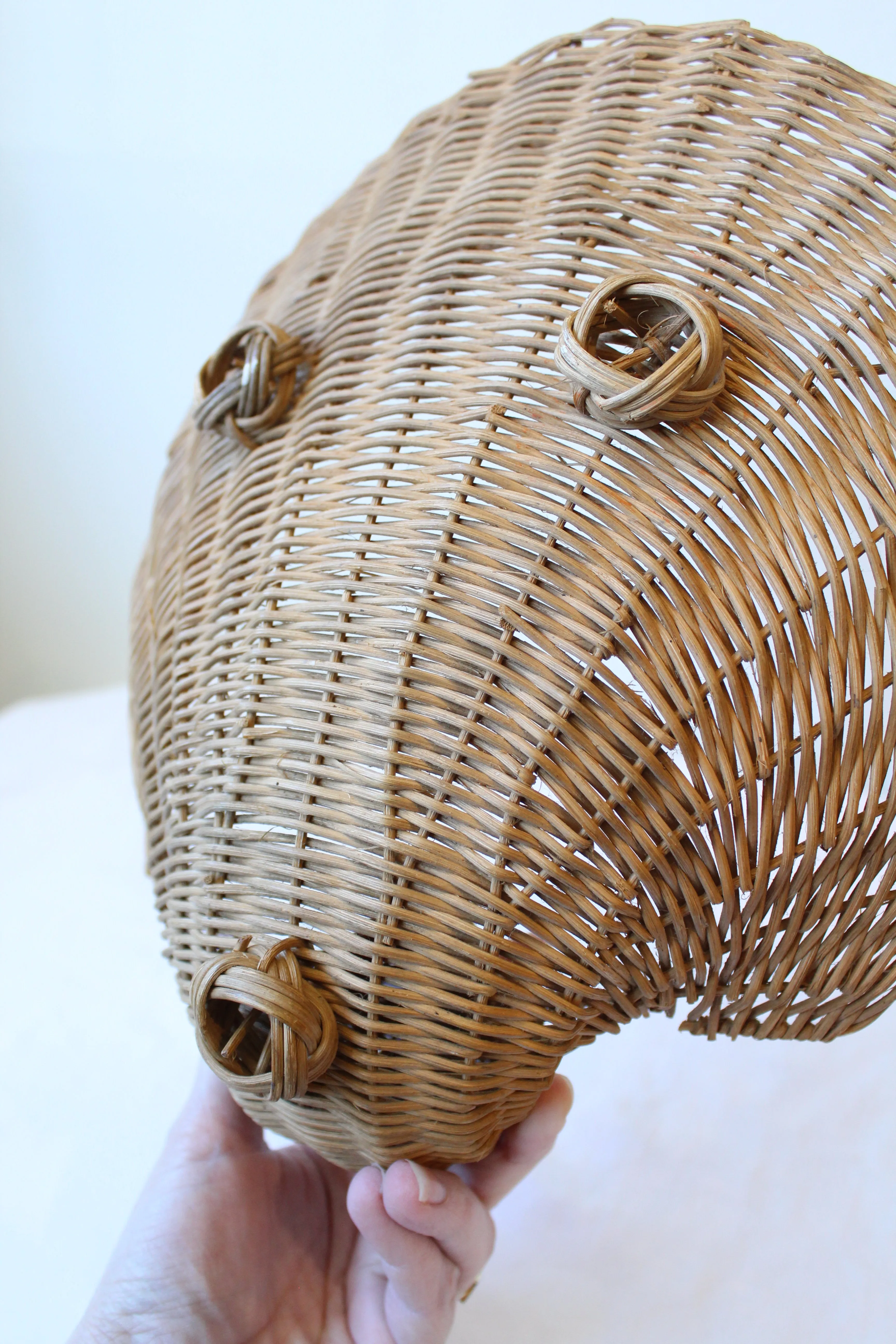 Wicker Shell Basket