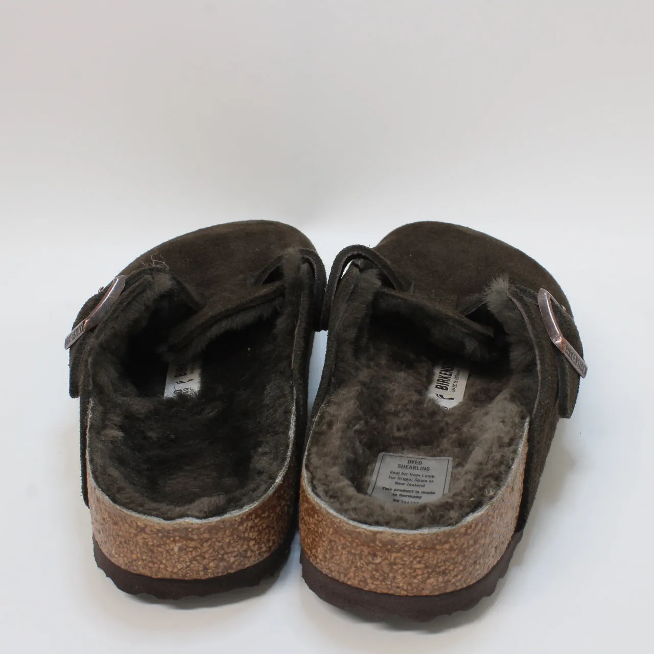 Womens Birkenstock Boston Shearling Mocca