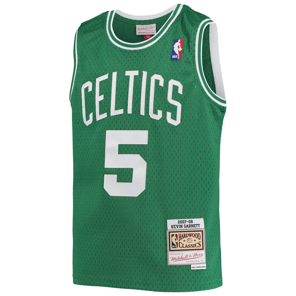 Youth Boston Celtics Kevin Garnett 2007-08 Hardwood Classics Jersey - Green