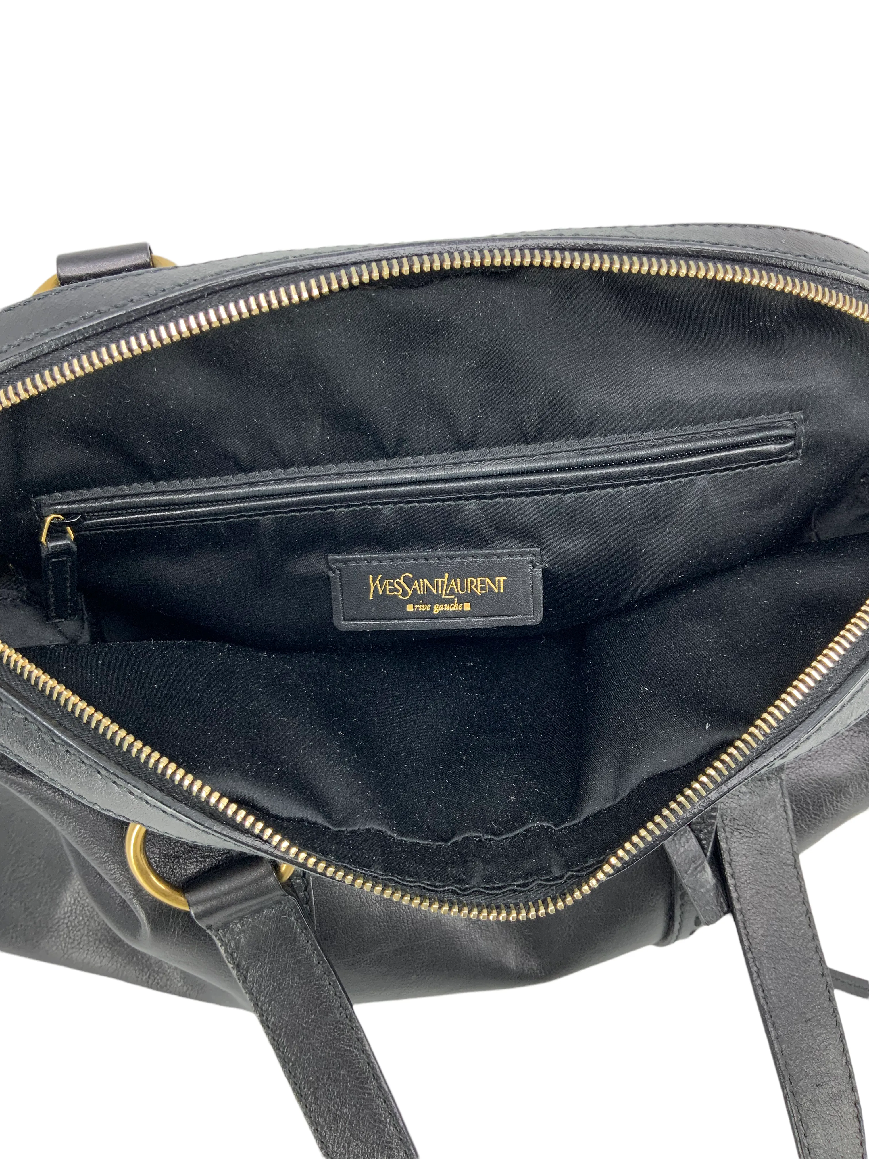 Yves Saint Laurent Calfskin Leather Large Muse Bag